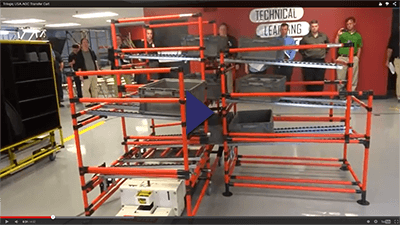 This video shows how easily parts can be delivered throughout the SmartCart's route.
