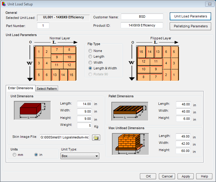 palletizing simulation