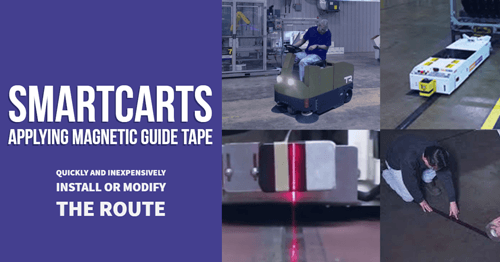 Applying SmartCart Magnetic Guide Tape