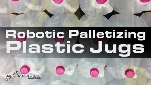 plastic jugs palletizing