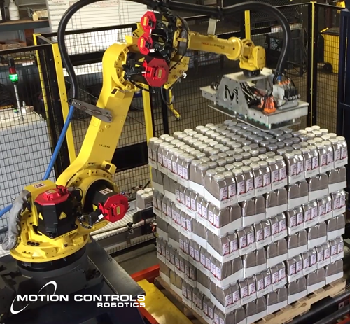 robotic palletizing cell