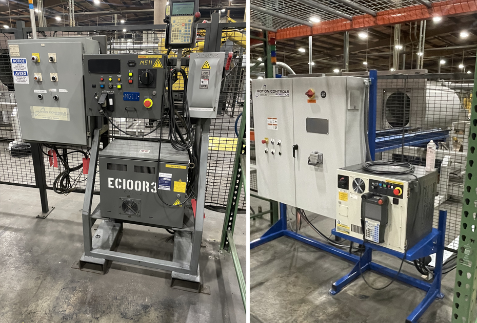 Motion Controls Robotics service support for robot upgrades and replacements